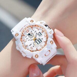 Women's Digital Watch Waterproof Sport Watch Analog Wristwatch Military Tactical
